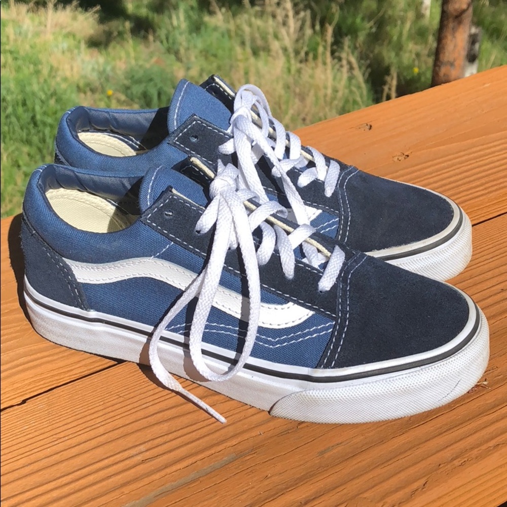 Vans Blue Suede Old Skool Size 2